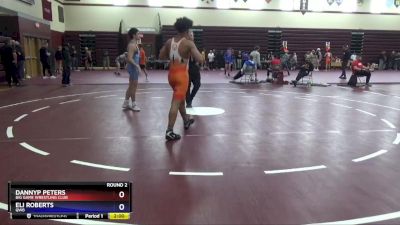 16U-11 lbs Round 2 - Dannyp Peters, Big Game Wrestling Club vs Eli Roberts, QWB