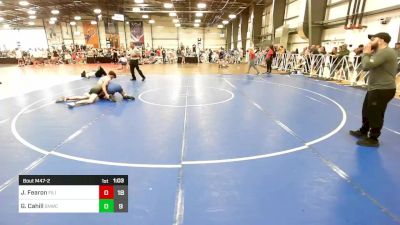 138 lbs Rr Rnd 2 - Justin Fearon, Filipe Trained Wrestling Academy vs Grayson Cahill, GNWC Blue