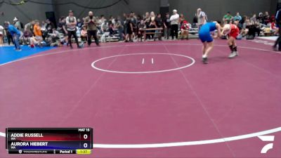 127 lbs Semifinal - Addie Russell, WA vs Aurora Hiebert, WA