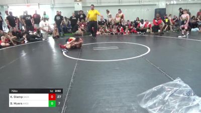 75 lbs Pools - Knox Stamp, Backyard Brawlers vs Bo Myers, Ares W.C. (MI)