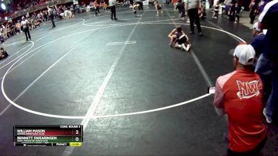 45 lbs Cons. Round 3 - Bennett Swearingen, WWC Predator Wrestling vs William Mason, Norris Wrestling Club