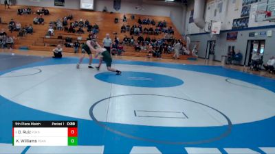 152 lbs 5th Place Match - Oscar Ruiz, Port Angles vs Kody Williams, Port Angles