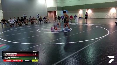 160 lbs Round 2 (6 Team) - Elijah Alvarez, SOWA vs Liam Schram, Ohio Titan Blue