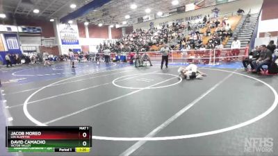 160 lbs Champ. Round 1 - David Camacho, Victor Valley vs Jacob Moreo, Los Alamitos