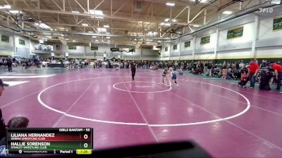 55 lbs 3rd Place Match - Liliana Hernandez, Gering Wrestling Club vs Hallie Sorenson, Stanley Wrestling Club