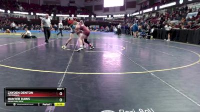 138 lbs Cons. Round 3 - Zayden Denton, Centennial vs Hunter Haws, Mountain View