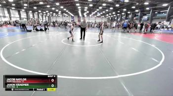72 lbs Rd# 3 12:00pm Friday - Jacob Naylor, Maryland Gold vs Jaxon Kraemer, M2TC Red
