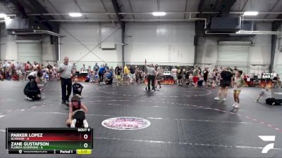 68 lbs Round 3 (6 Team) - Zane Gustafson, Florida Scorpions vs Parker Lopez, Glasgow