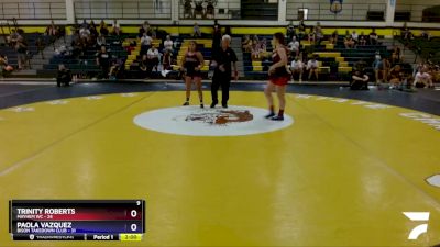 138 lbs Round 3 (6 Team) - Trinity Roberts, Mayhem WC vs Paola Vazquez, Bison Takedown Club