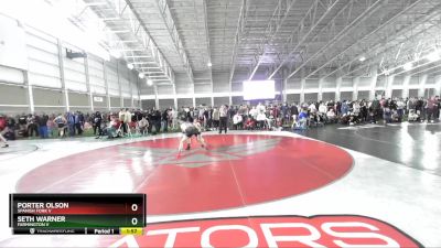 138 V Champ. Round 2 - Porter Olson, Spanish Fork V vs Seth Warner, Farmington V