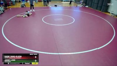 70 lbs Round 3 - Addie Lunn, Wisconsin vs Sadie Yang-Elson, Summit Wrestling Academy