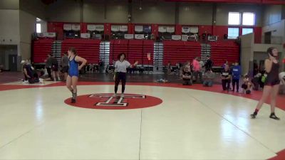 130+145 3rd Place Match - Kenley Brown, Blackman Wrestling Club vs Emma Andrews, Lady Lions Wrestling Club