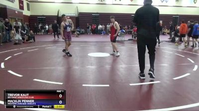 14U-9 lbs Round 1 - Trevor Kaut, Big Game Wrestling Club vs Macklin Penner, Western Dubuque Bobcats