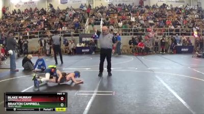 63 lbs Quarterfinal - Blake Murray, Waynesville Spartans vs Braxton Campbell, Teays Valley