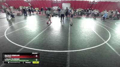 102-107 lbs Round 1 - Logan Eugenio, Crystal Lake Wizards Wrestling Club vs Silous DeBruin, Wisconsin