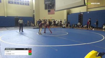 157 lbs Consi of 8 #2 - Chase De, Maryland vs Alex Crowe, Minnesota
