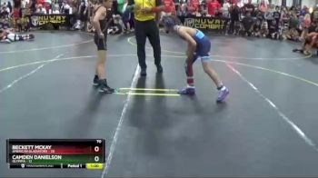 70 lbs Round 4 (6 Team) - Beckett McKay, American Gladiators vs Camden Danielson, Olympia