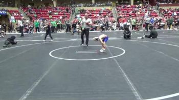 49 lbs Cons. Round 5 - Annalise Patterson, Duran Elite vs Bryan Woodward Iii, Jeff West Wrestling Club