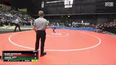 6A - 113 lbs Semifinal - Blake Samuelson, Olathe North vs Ezekiel Witt, Junction City