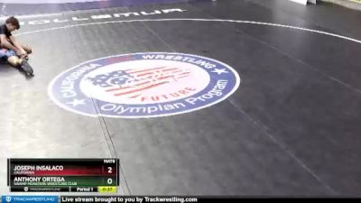 74 lbs Cons. Round 3 - Anthony Ortega, Swamp Monsters Wrestling Club vs Joseph Insalaco, California