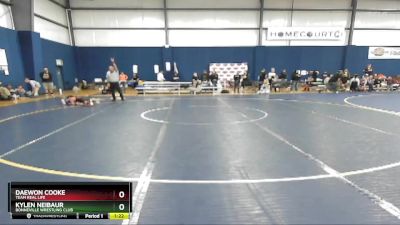 105 lbs Round 1 - Daewon Cooke, Team Real Life vs Kylen Neibaur, Bonneville Wrestling Club