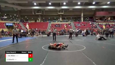 70 lbs Cons. Round 5 - Waylon Miller, Greater Heights Wrestling vs Jack Gravitt, ODESSA