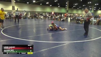 130 lbs Round 3 (6 Team) - Kayden Sipp, Nebraska Hula Girls vs Lexee Harvey, Stormettes