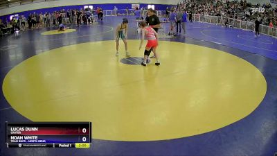 87 lbs Round 1 - Lucas Dunn, Crater vs Noah White, Team Bucs - North Bend