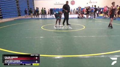 113 lbs Champ. Round 1 - Caleb Gibson, Virginia Elite vs Stephen Kandia, Tech Squad Wrestling Club