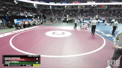 II-116 lbs Cons. Round 5 - Lucas Hoffman, Odessa Montour/Watkins Glen vs Talon Kimball, Camden