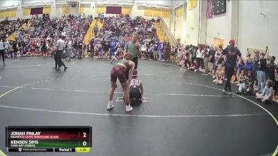 90/95/101 Round 2 - Kensen Sims, Cane Bay Cobras vs Jonah Finlay, Palmetto State Wrestling Acade