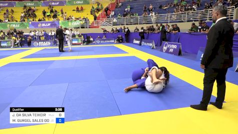 JULIANA DA SILVA TEIXEIRA vs MAISA GURGEL SALES DOS SANTOS 2024 Brasileiro Jiu-Jitsu IBJJF