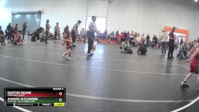 44 lbs Round 5 - Daxton Deane, Hard Rock Rams vs Damian Alejandre, Eastside Youth Wrestling