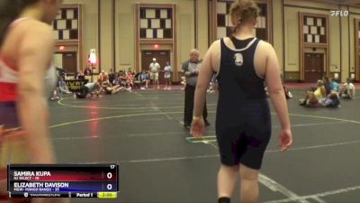 175 lbs Round 2 (10 Team) - Samira Kupa, NJ Select vs Elizabeth Davison, MGW- Mango Bango