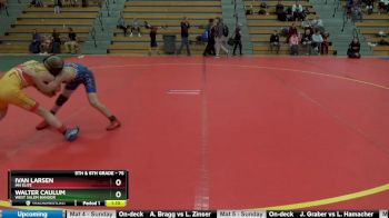 75 lbs 5th Place Match - Ivan Larsen, MN Elite vs Walter Caulum, West Salem Bangor