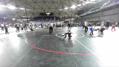 43 lbs Cons. Round 4 - Matthew White, Bethel AllStars Wrestling Club vs Kana`i Albeso, Team Aggression Wrestling Club