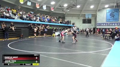 JV-11 lbs Round 2 - Marcus West, Williamsburg vs Jakob Yock, Mount Vernon