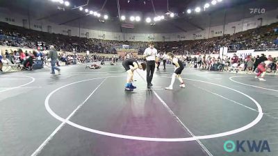 120 lbs Quarterfinal - ShaeLynn Clark, Davenport Youth Wrestling vs Marco Rodriguez, OKC Saints Wrestling