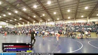 195 lbs Quarterfinal - Isaac McGee, UT vs Jacob Robledo, CA