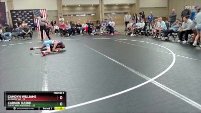 72 lbs Round 3 (8 Team) - Carson Raske, Cleveland Wrestling vs Camdyn Williams, Glasgow WA