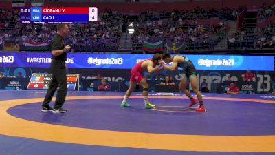 60 kg Repechage #2 - Victor Ciobanu, Moldova vs Liguo Cao, China