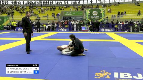 JUNIO MARCELINO DE SOUZA vs BRUNO VINICIUS SETTA LAGARES 2024 Brasileiro Jiu-Jitsu IBJJF