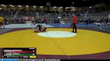 285 lbs Round 2 (4 Team) - J. Daniel Carillo, 5A Ridgeview vs Keannan Bowditch, 5A Thurston