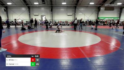 80 lbs Final - Elianna White, Morris Fitness Orange vs Drake Comer, Storm Wrestling Center White