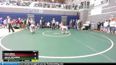 132/138 Quarterfinal - Cole Ingle, Weiser Wrestling vs Brock Richards, East Idaho Elite