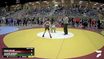 74 lbs Cons. Round 2 - Adam Miller, Illinois Valley Youth Wrestlin vs Kemper Barnes, Silverton Wrestling