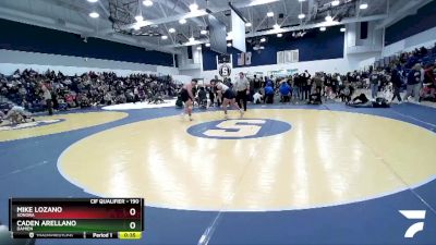 190 lbs Cons. Semi - Caden Arellano, Damien vs Mike Lozano, Sonora