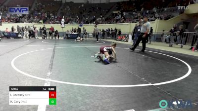 52 lbs Consolation - Isabella Levescy, Tuttle Wrestling vs Kynlee Cary, Owasso Takedown Club