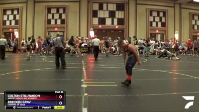 Round 3 - Brecken Grav, Legends Of Gold vs Colton Stillwagon, Armory Wrestling Academy