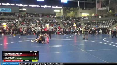 85 lbs Cons. Round 4 - Jack Gogel, Mcdominate Training Center vs Dylan Williamson, Sebolt Wrestling Academy